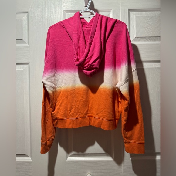 Calvin Klein Sweater - pink and orange, size large - Picture 2 of 3